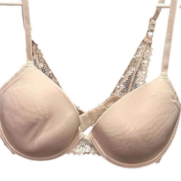 Jessica Simpson Lace Accent Bra in Cream 34C - Picture 3 of 5
